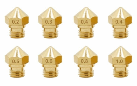 Разновидность сопла по диаметру отверстий Разновидность сопла по диаметру отверстий