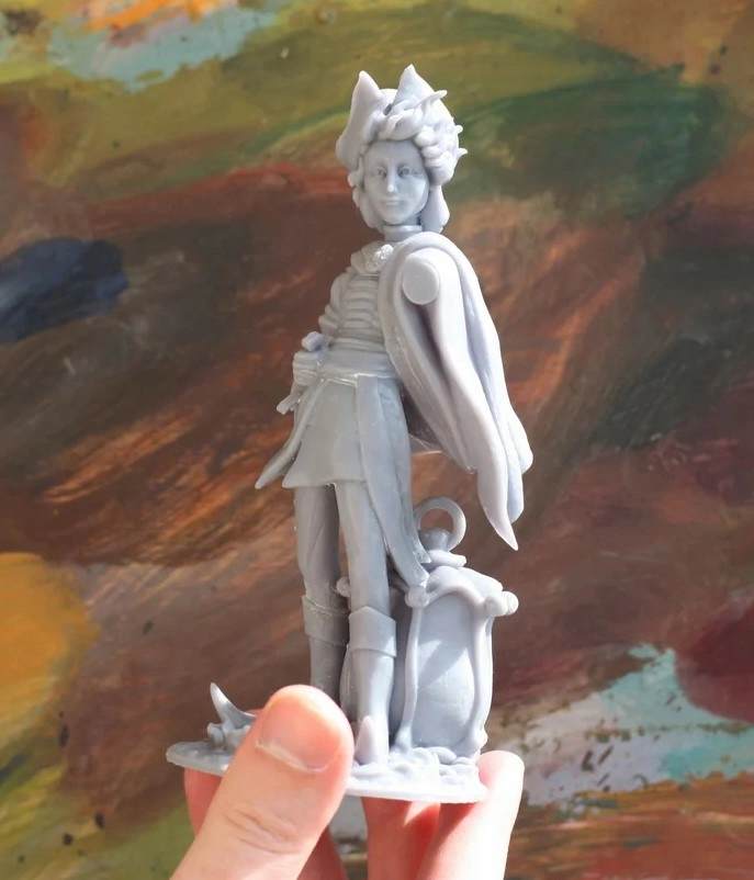 ZBrush модель после лепки ZBrush модель после лепки