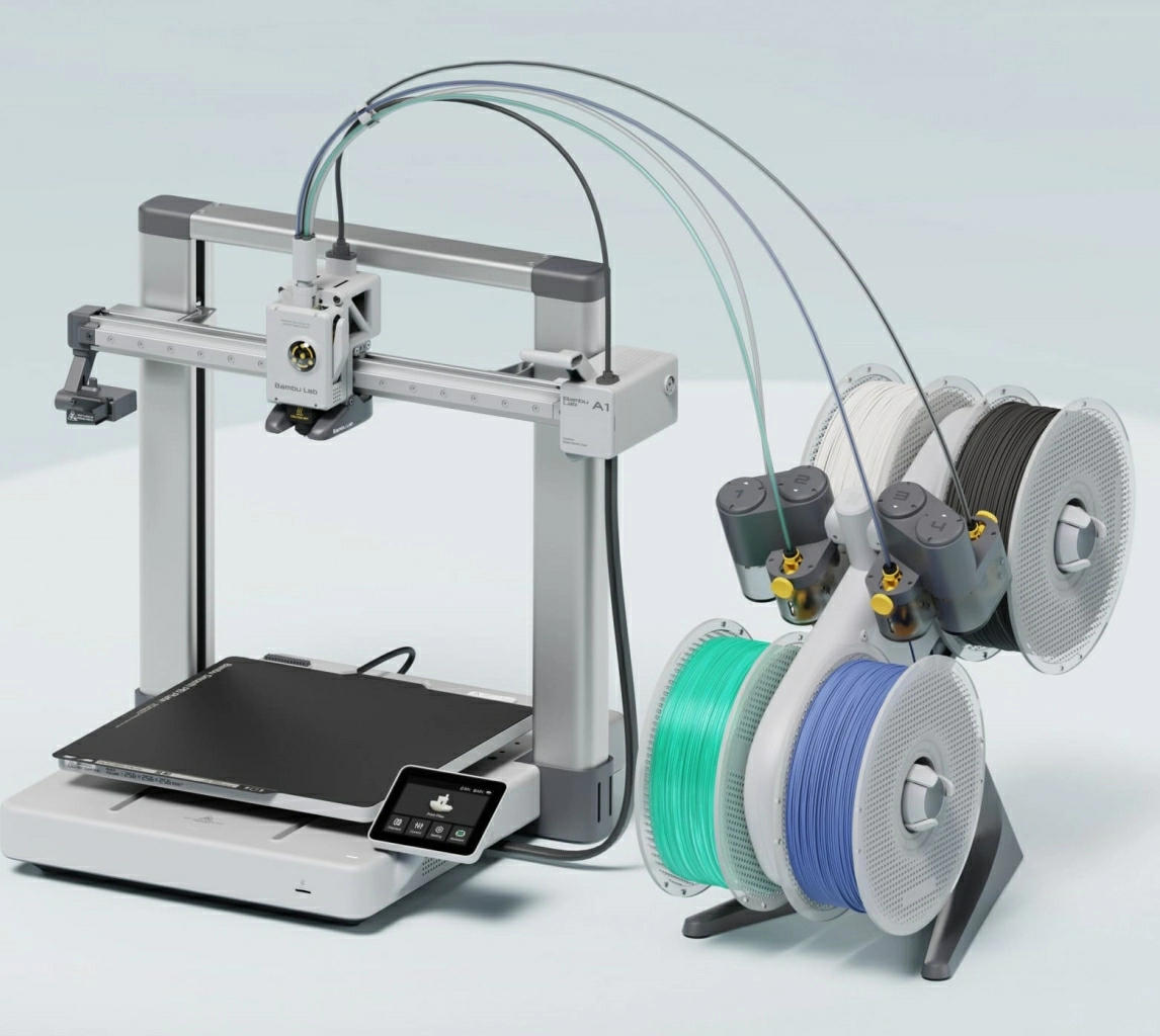 Принтер Bambu Lab серии A1 с открытым корпусом Принтер Bambu Lab серии A1 с открытым корпусом