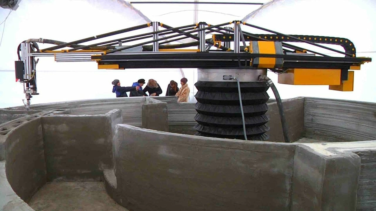 Печать жидким бетоном