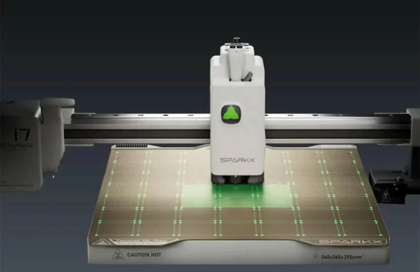 Автокалибровка принтера SPARKX i7 Combo Автокалибровка принтера SPARKX i7 Combo