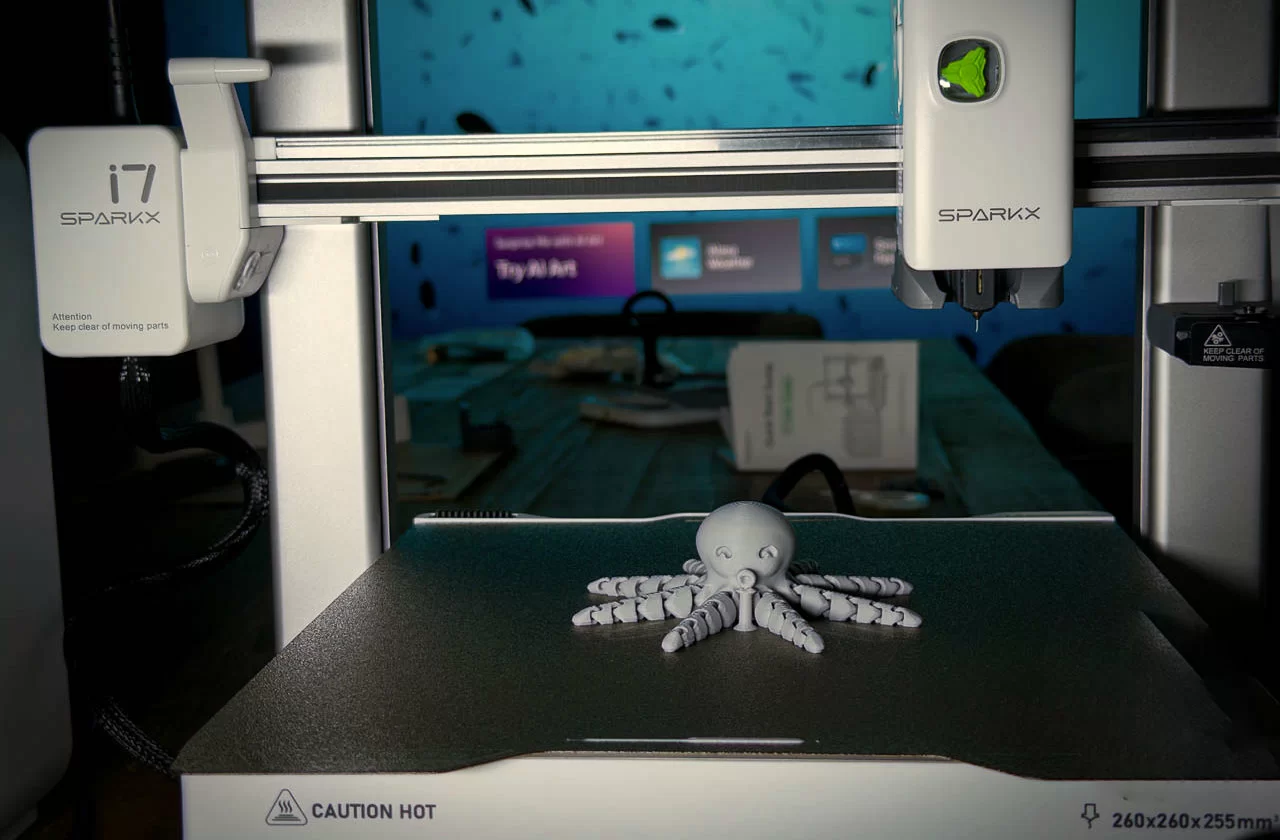 Напечатанная модель на SPARKX i7 Напечатанная модель на SPARKX i7