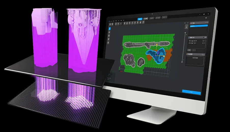 16К дисплей принтера HALOT-X1