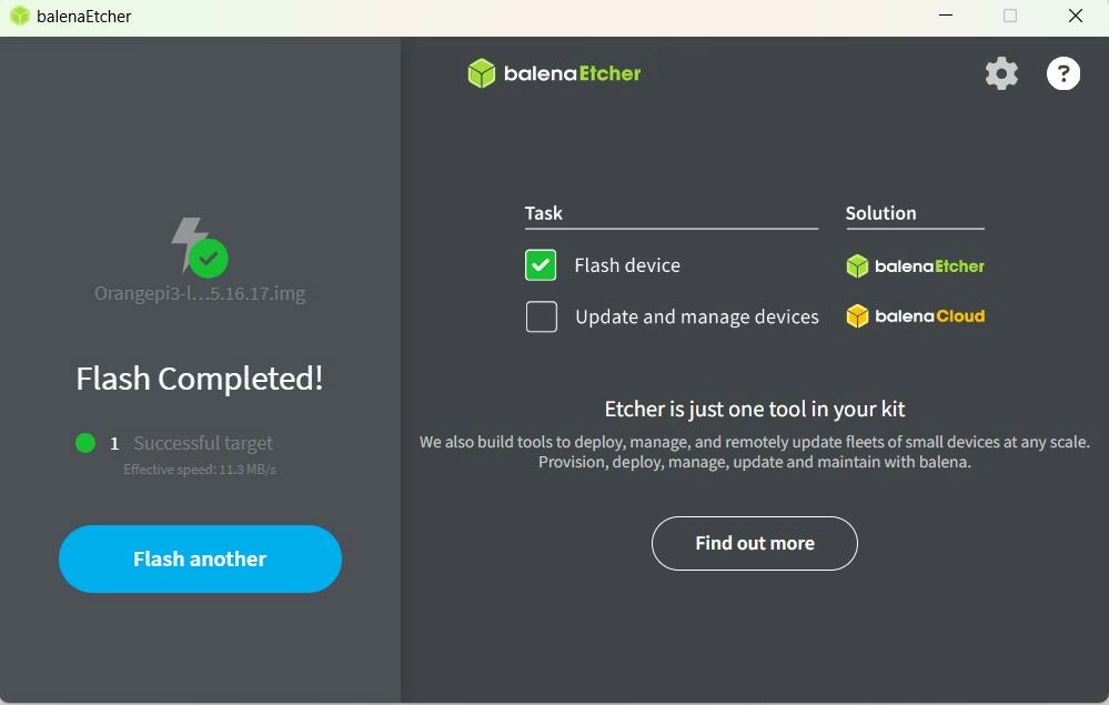 BalenaEtcher BalenaEtcher
