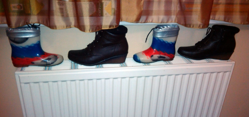 Сушка на батарее