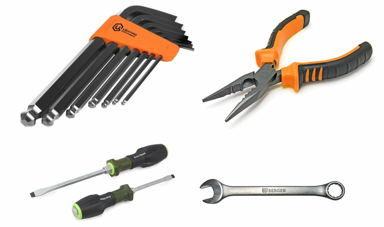 Отвертки, ключи и шестигранники Отвертки, ключи и шестигранники