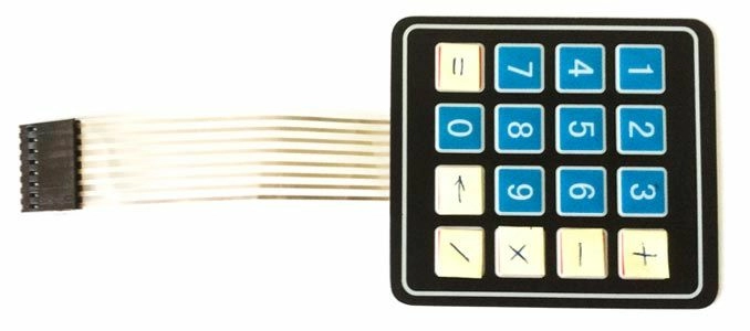 Эластичная клавиатура 4 на 4 кнопки