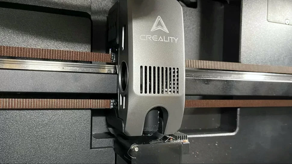 3D принтер Creality K2 Plus внутри