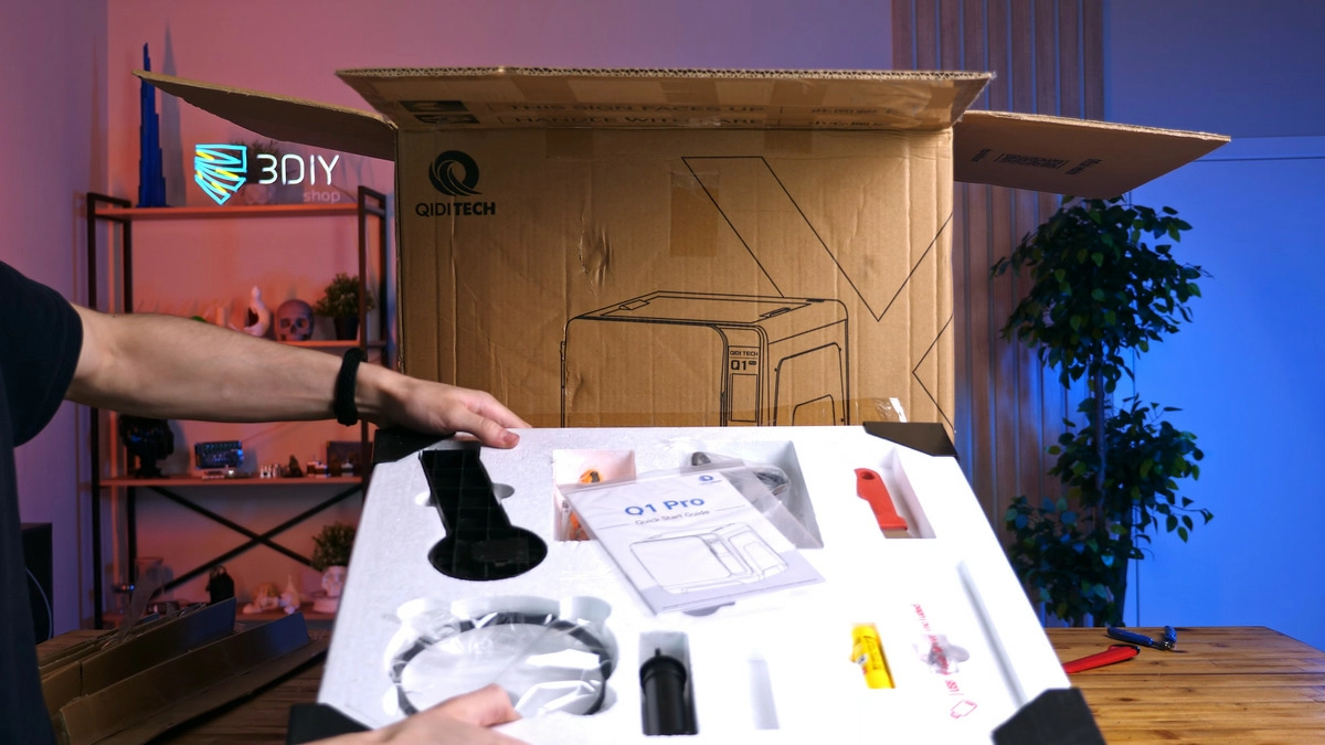Комплектация Qidi tech Q1 Pro Комплектация Qidi tech Q1 Pro