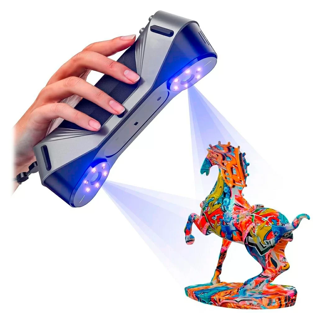 CR-Scan Raptor Pro сканирует до 0,2 мм