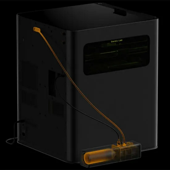 CO2 огнетушитель в камере принтера H2D