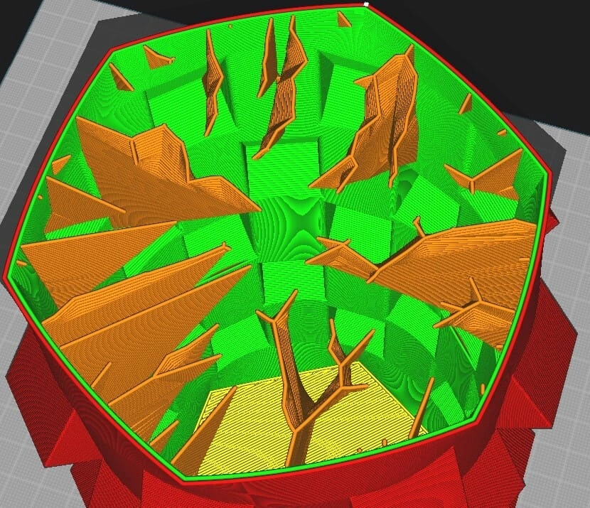 Шаблон для трехмерного заполнения Молния Шаблон для трехмерного заполнения Молния