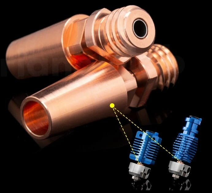 Горло с конической “холодной” зоной