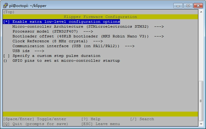 Запуск конфигуратора make menuconfig Запуск конфигуратора make menuconfig