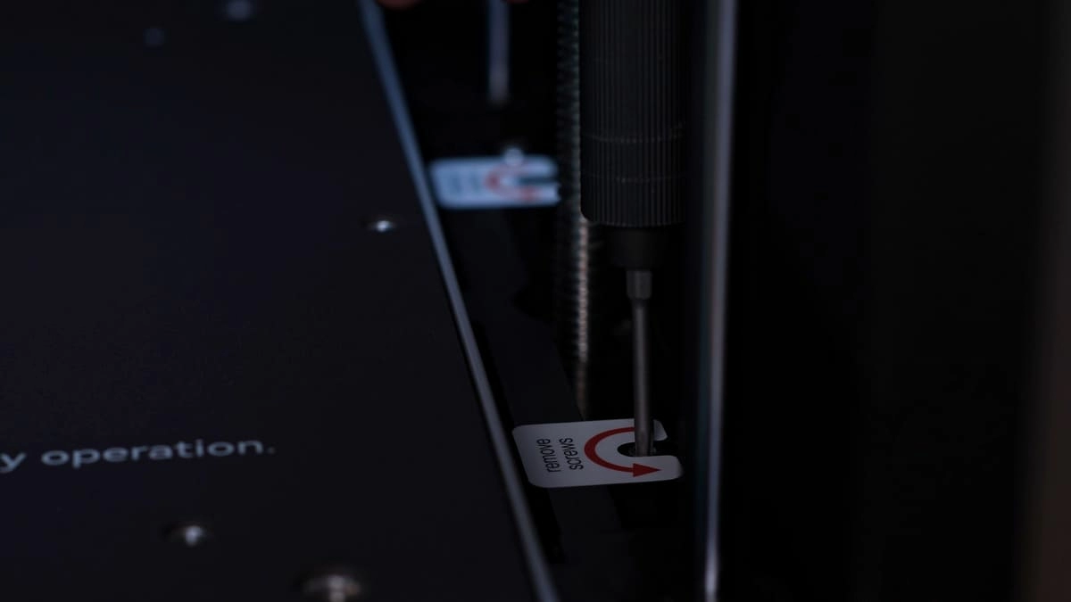 Снятие фиксаторов с Qidi Plus 4