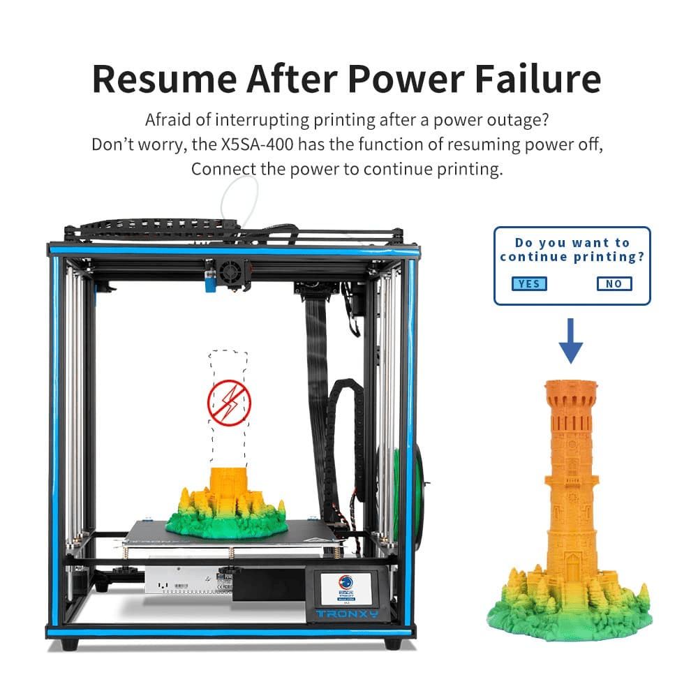 X5SA 400 3D PRINTER 3