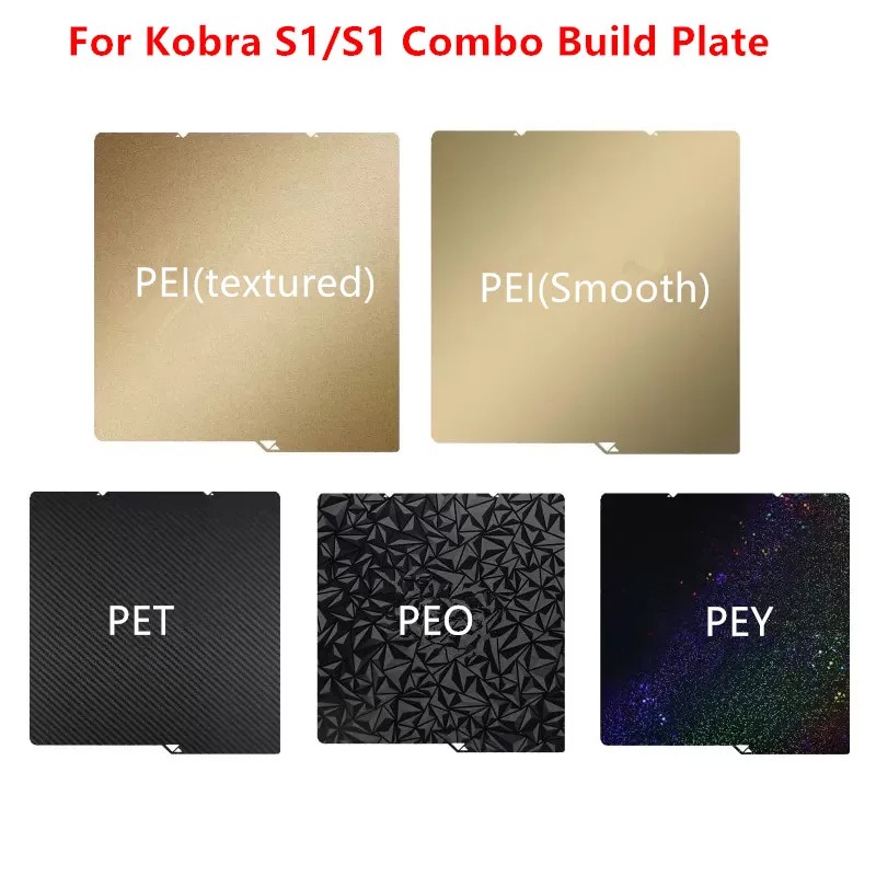 PEI-PEO двухсторонняя платформа для печати на Anycubic-Kobra-S1 PEI-PEO двухсторонняя платформа для печати на Anycubic-Kobra-S1