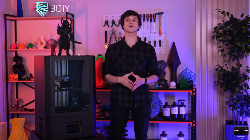 Обзор 3D-принтера Rex 8K Mono