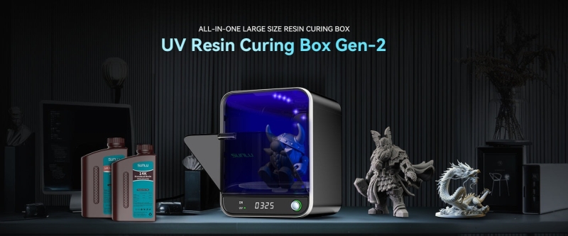 Обзор УФ камеры SUNLU UV Resin Curing Box RC-2 Обзор УФ камеры SUNLU UV Resin Curing Box RC-2