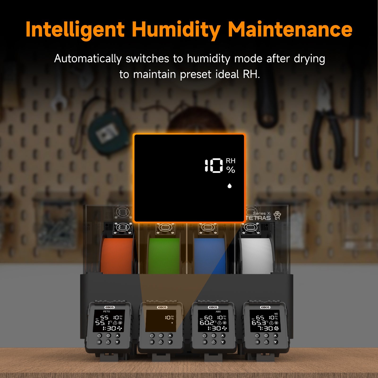 EIBOS Filament Dryer Series X-TETRAS 7 EIBOS Filament Dryer Series X-TETRAS 7