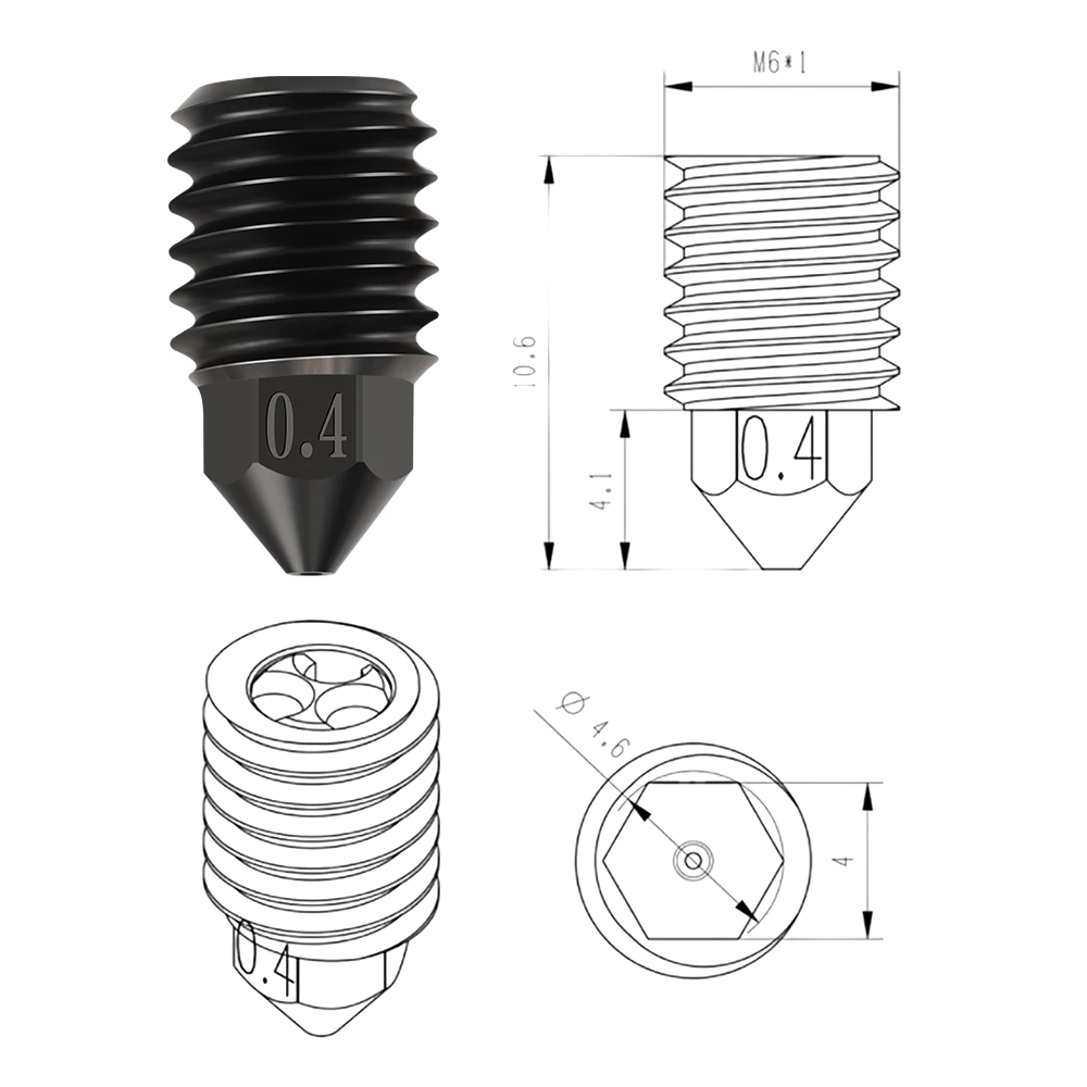 Kingroon_CHT_Nozzle_For_Bambulab_Hardened_Steel_with_Copper_Insert_7