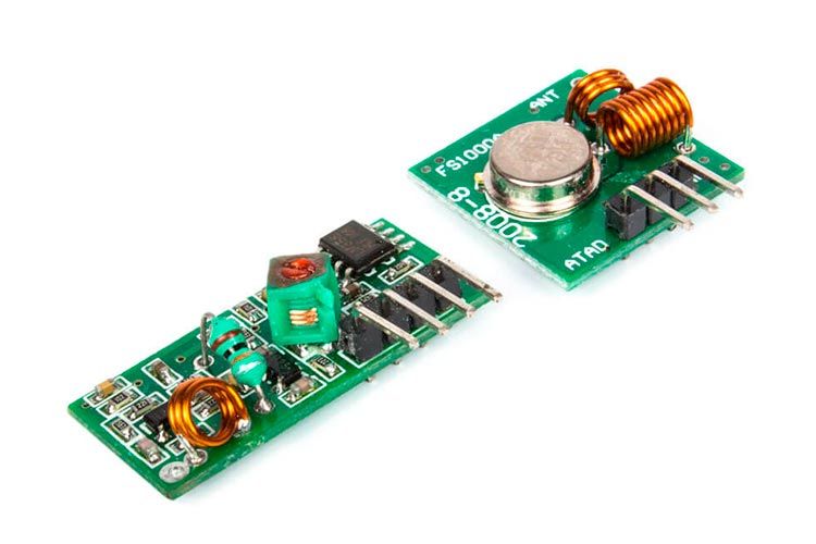 Беспроводной передатчик FS1000A и приемник MX-RM-5V