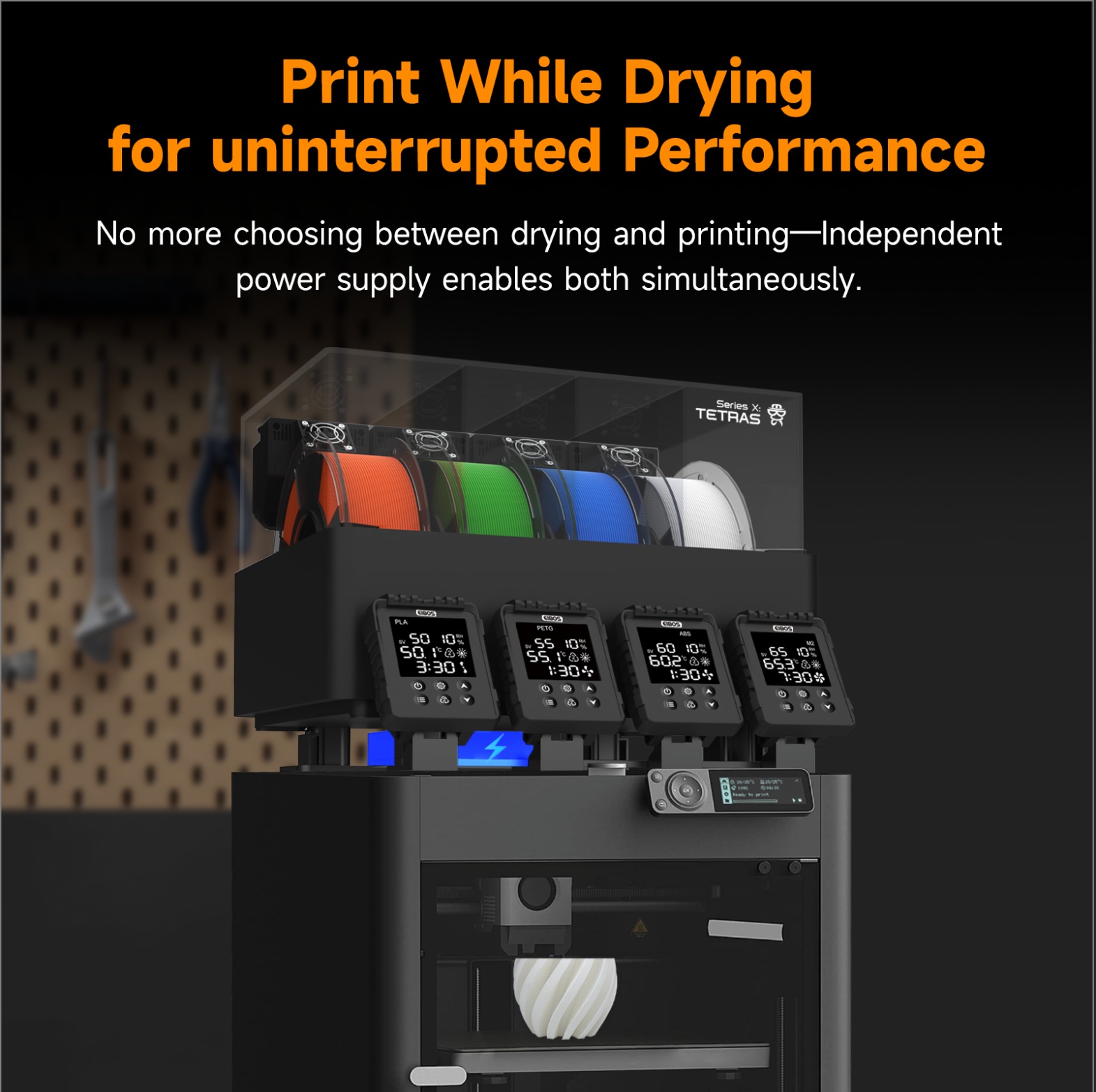 EIBOS Filament Dryer Series X-TETRAS 6 EIBOS Filament Dryer Series X-TETRAS 6