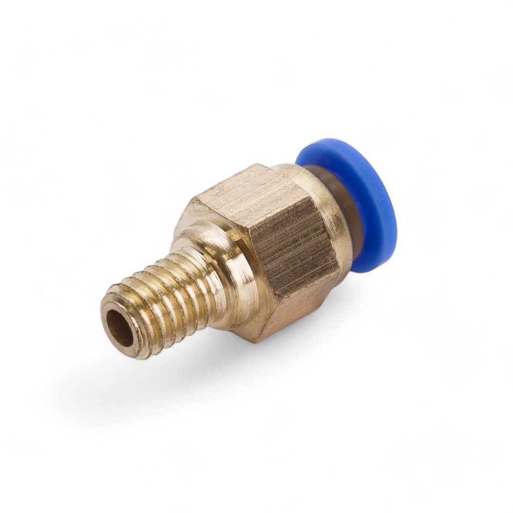 Фитинг PC4-M6 для трубки 4 мм (Hрез=7 мм) Фитинг PC4-M6 для трубки 4 мм (Hрез=7 мм)