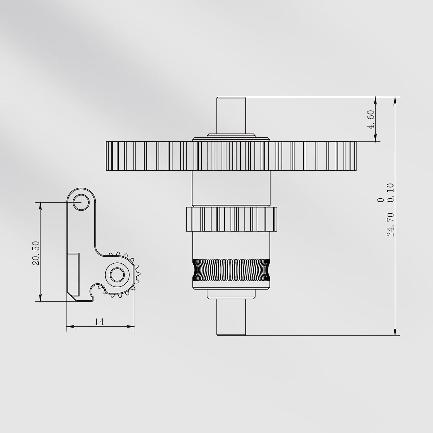 Adventurer 5M5M Pro Extruder Gear 6