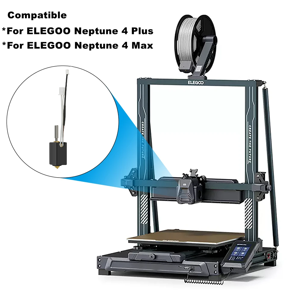 Hotend kit for Neptune 4 plus max without heatsink 2