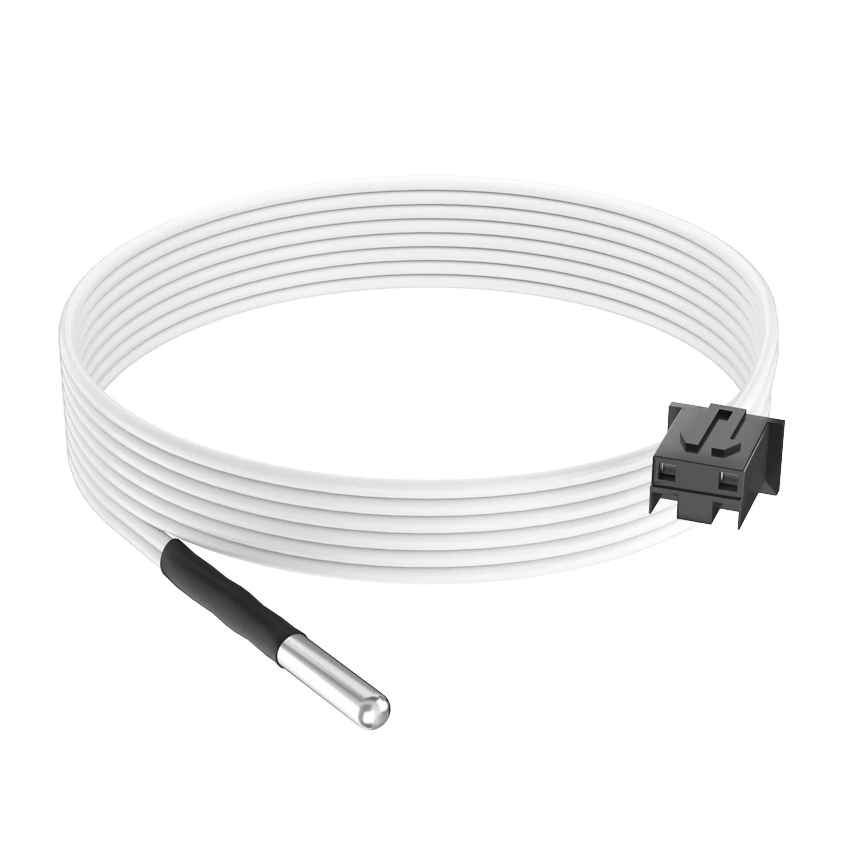 Термистор NTC 3950FB 100 кОм (кабель 2 м, разъем XH2.54-2P, в капсуле, до 300 С)