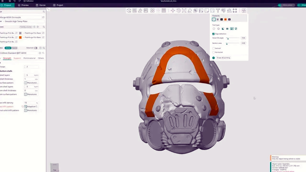 Слайсер Orca FlashForge Creator 5