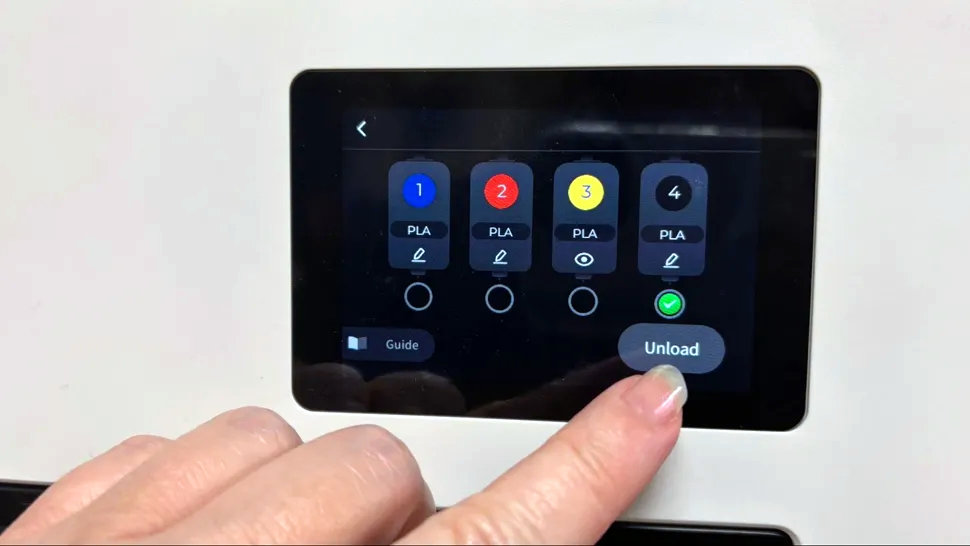 Подсказки на экрана дисплея Snapmaker U1 Подсказки на экрана дисплея Snapmaker U1