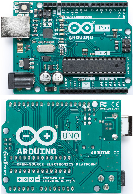 Arduino Uno R3. Распиновка, питание и подключение