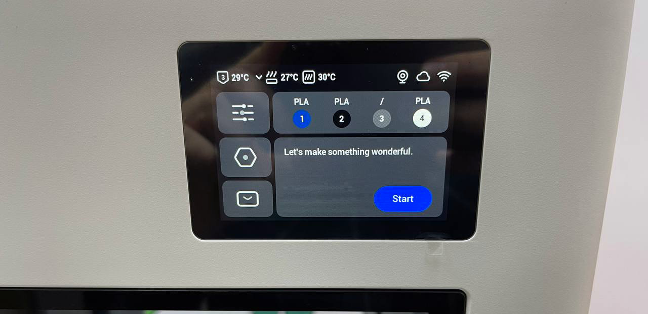 Дисплей принтера Snapmaker U1 Дисплей принтера Snapmaker U1