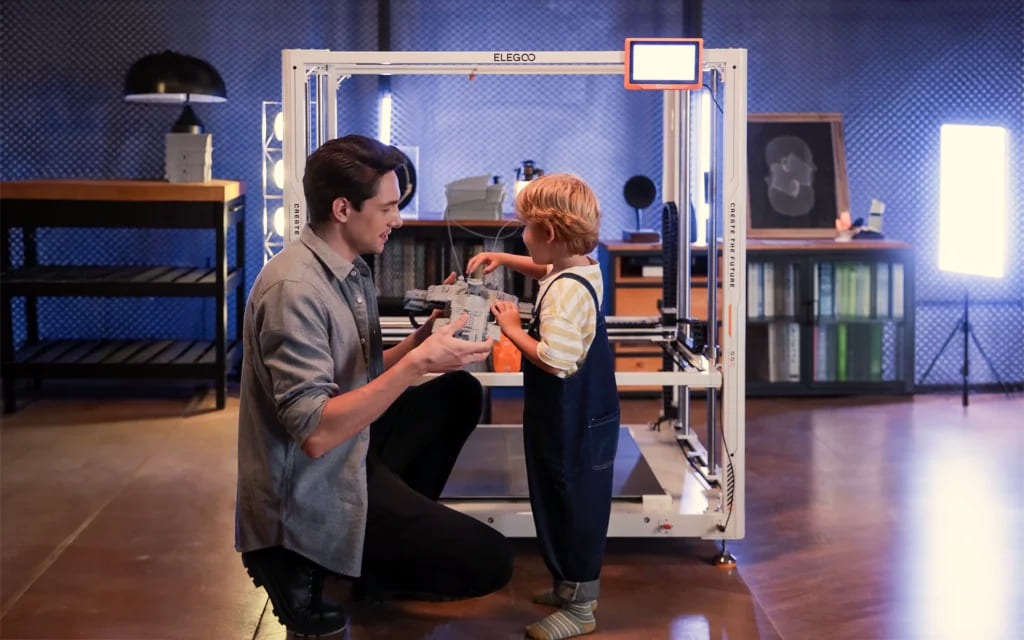 3D принтер Elegoo Orange Storm Giga 3D принтер Elegoo Orange Storm Giga