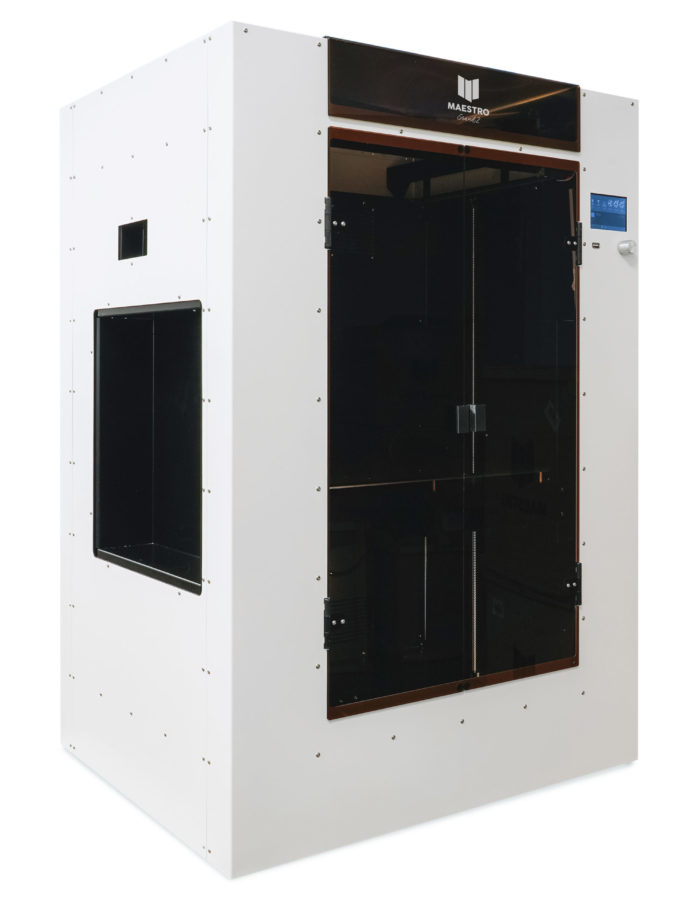 Профессиональный 3D принтер MAESTRO Пермский 3D принтер MAESTRO с белыми закрытыми “кубиками”