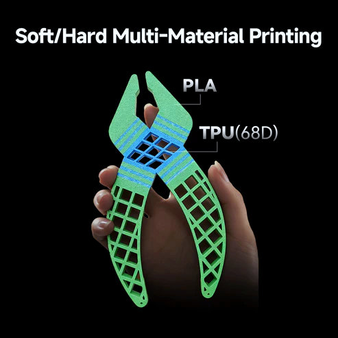 Печать из твердых и мягких материалов Anycubic Kobra X