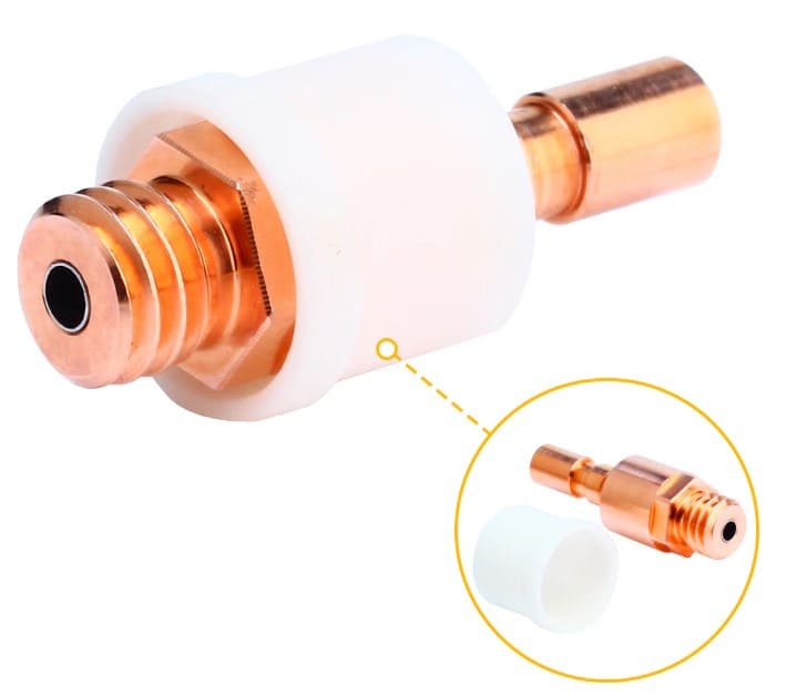 Биметаллический трехсоставной термобарьер с водяным охлаждением Биметаллический трехсоставной термобарьер с водяным охлаждением