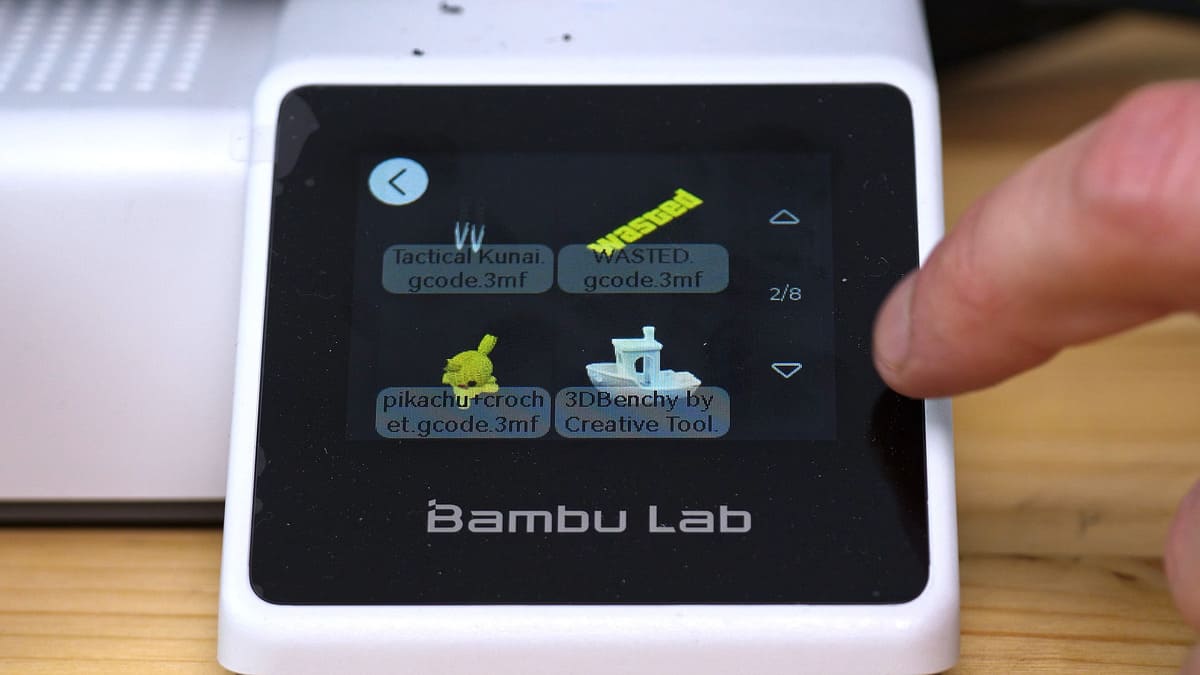 Дисплей Bambu Lab A1 Mini Combo