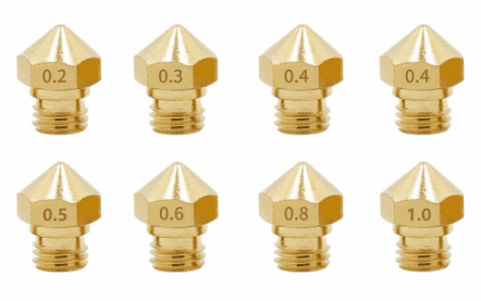 Разновидность сопла по диаметру отверстий Разновидность сопла по диаметру отверстий