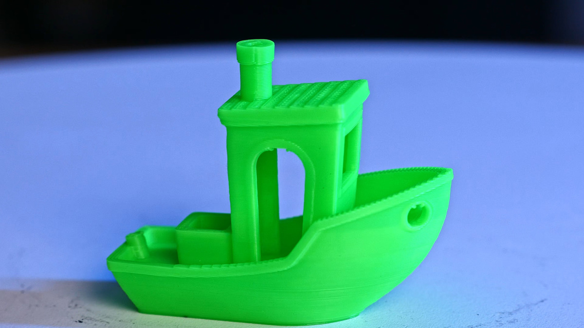 Печать кораблика бенчи на Qidi tech Q1 Pro