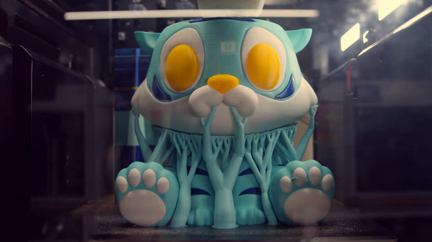 Крупная модель напечатанная Snapmaker U1 Крупная модель напечатанная Snapmaker U1