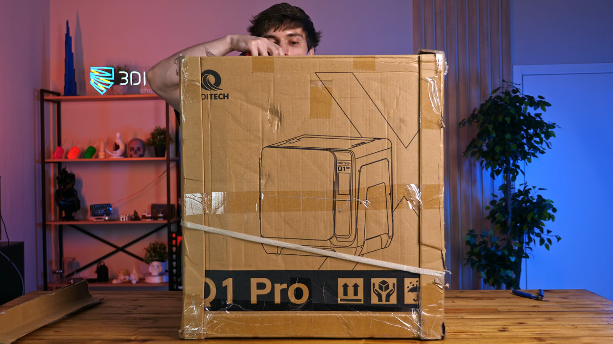 Упаковка Qidi tech Q1 Pro