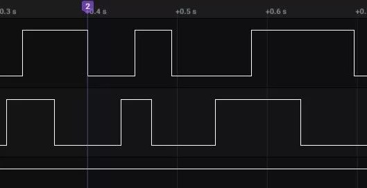  Сигнал от ножек настроечного энкодера