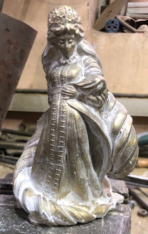 Отлитая фигура 3D скульптуры Права