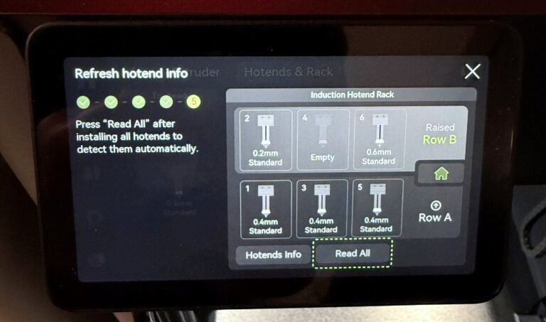 Интерфейс Bambu Lab H2С