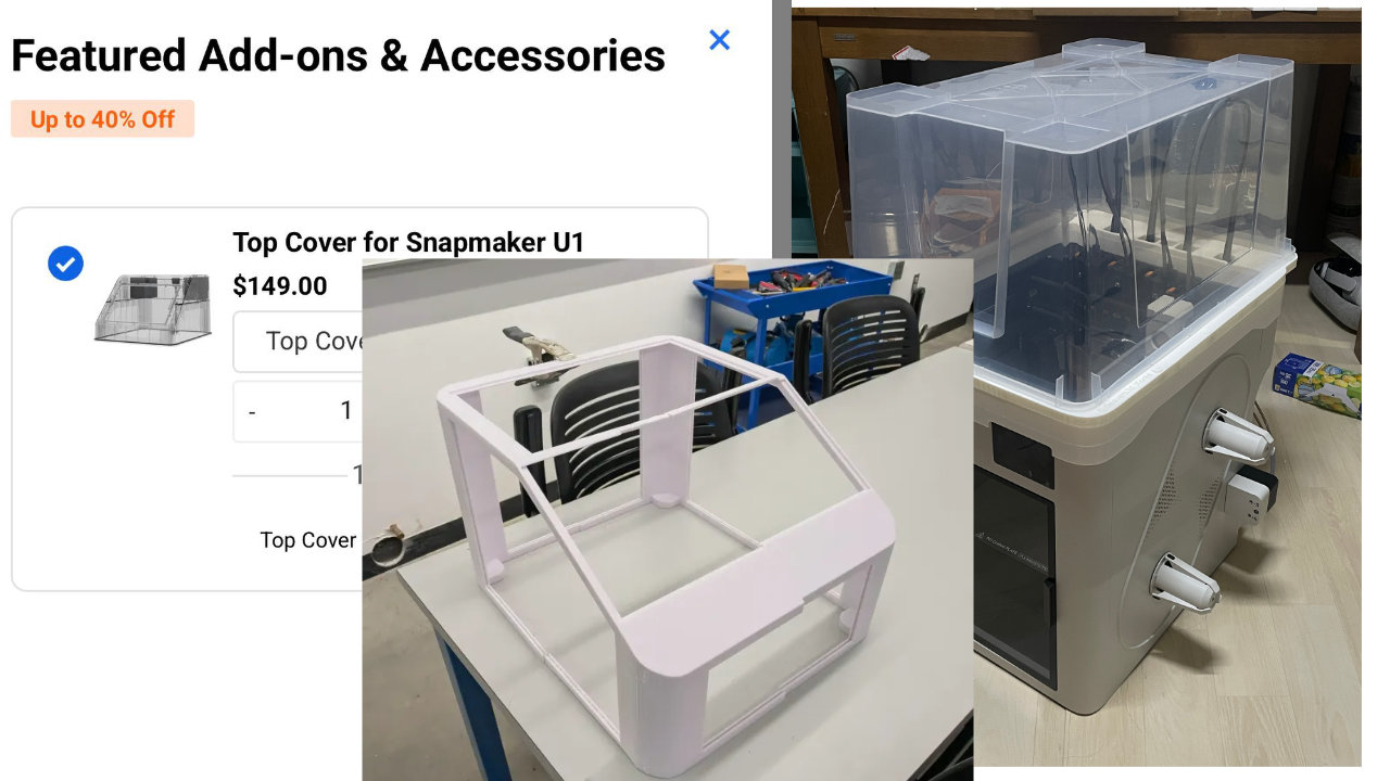 Принтер Snapmaker U1 с Core XY Принтер Snapmaker U1 с Core XY
