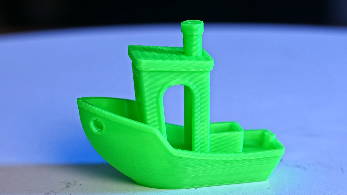 Печать кораблика бенчи на Qidi tech Q1 Pro