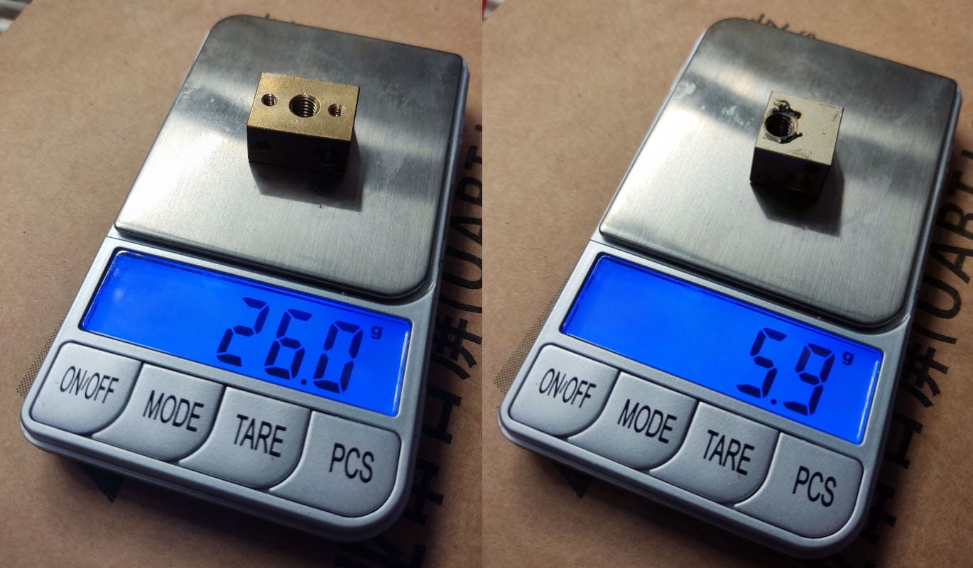 Взвешение нагревательных блоков Взвешение нагревательных блоков